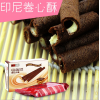 印尼食品熱賣 威利提拉米蘇威化卷心酥55g 進口休閑食品批發(fā)商